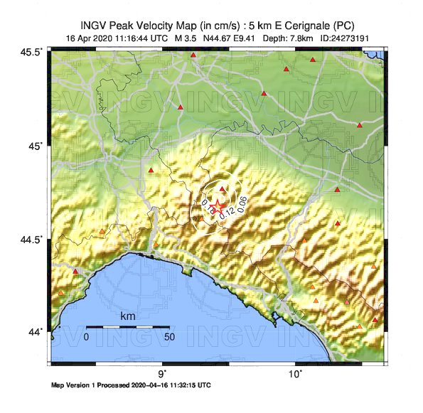 terremoto cerignale