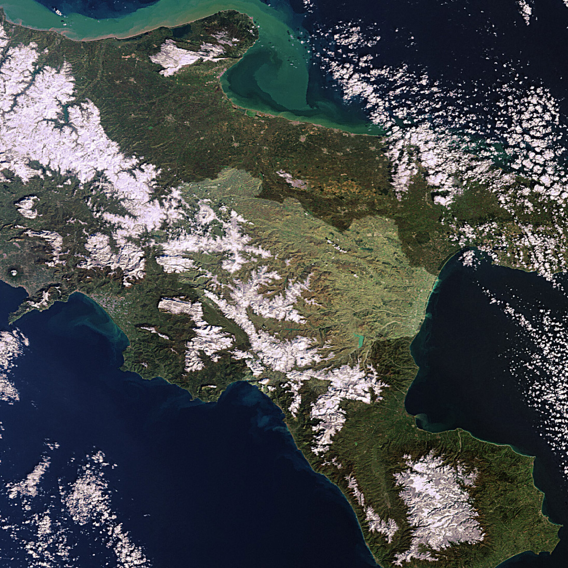 Basilicata mappa spazio satellite esa
