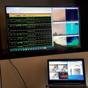 Esempio di postazione remota realizzata mediante l’uso di un Laptop e di una TV domestica
