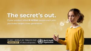 Giornata mondiale senza tabacco 2020