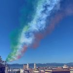 Un Abbraccio per Cagliari: lo spettacolo delle Frecce Tricolori nei cieli della Sardegna [FOTO]