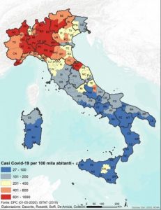 morbilità coronavirus italia
