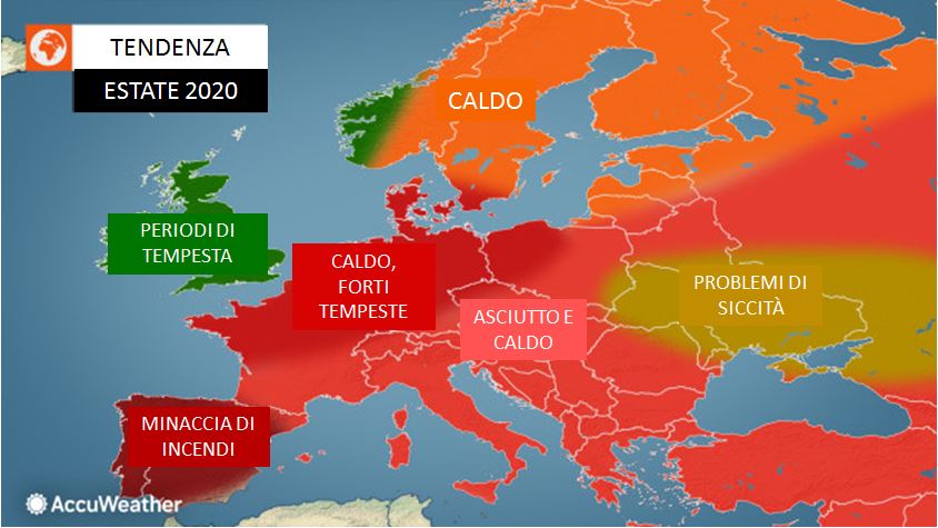 previsioni meteo estate 2020