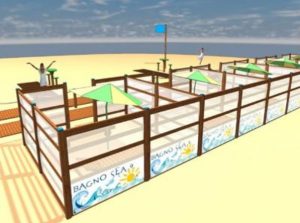spiaggia legno
