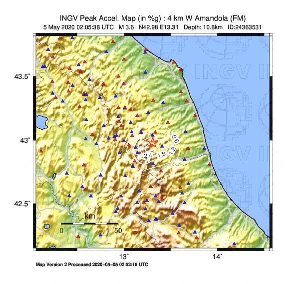 terremoto amandola fermo