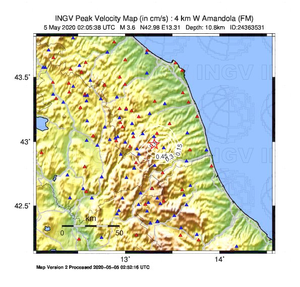 terremoto amandola fermo