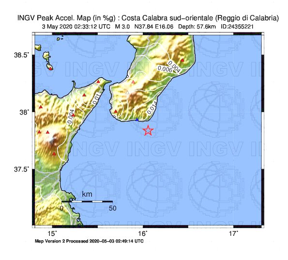 terremoto calabria oggi