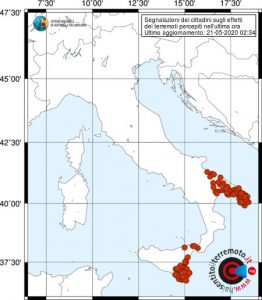 terremoto oggi puglia calabria basilicata sicilia