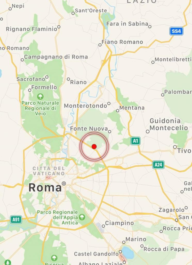 terremoto oggi roma