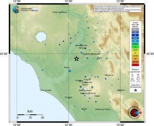 terremoto oggi roma
