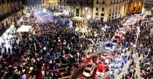 napoli festa coppa italia assembramenti