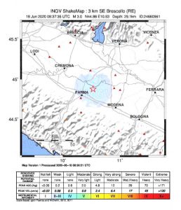 terremoto oggi emilia romagna brescello