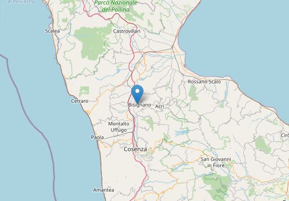 terremoto oggi calabria cosenza