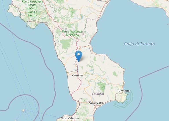 terremoto oggi calabria cosenza