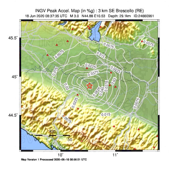 terremoto oggi emilia romagna brescello
