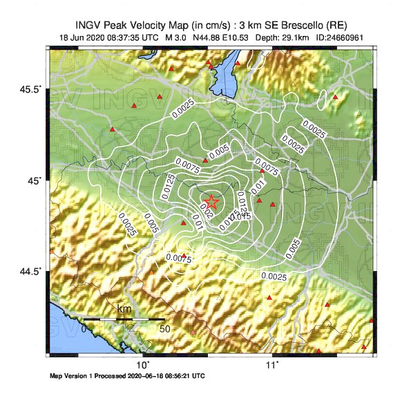 terremoto oggi emilia romagna brescello