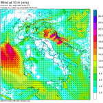 Allerta Meteo, stasera irrompono forti venti di Bora: raffiche fino a 100km/h nella notte su Trieste e nell’Adriatico [MAPPE]