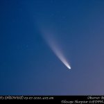 Come un “faro” nel cielo: la cometa NEOWISE incanta la Calabria [FOTO]