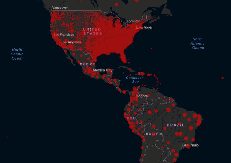 coronavirus mondo usa brasile