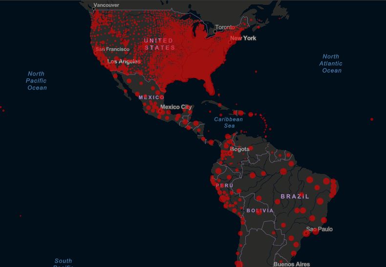 coronavirus usa brasile