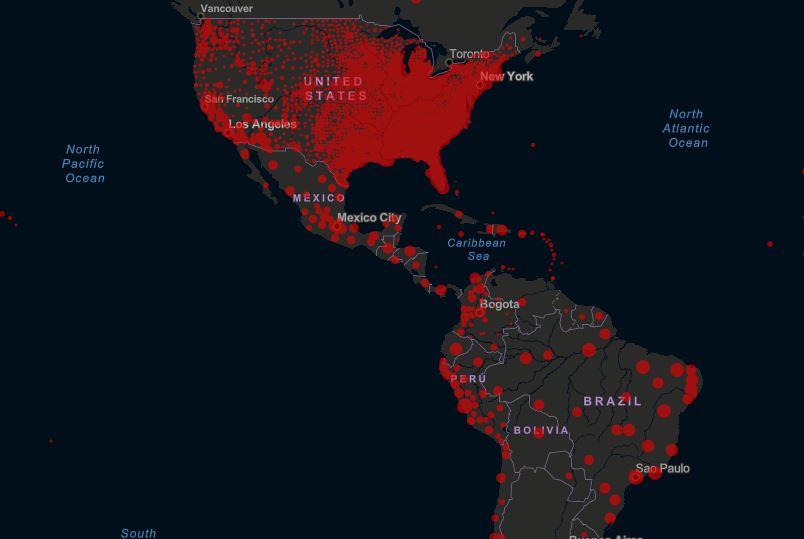 coronavirus usa brasile