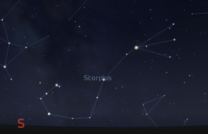 costellazione scorpione antares