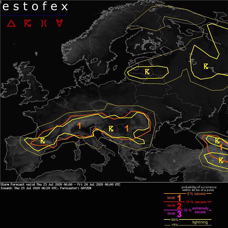 allerta meteo estofex