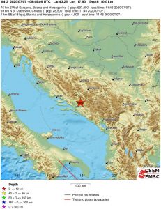 terremoto bosnia