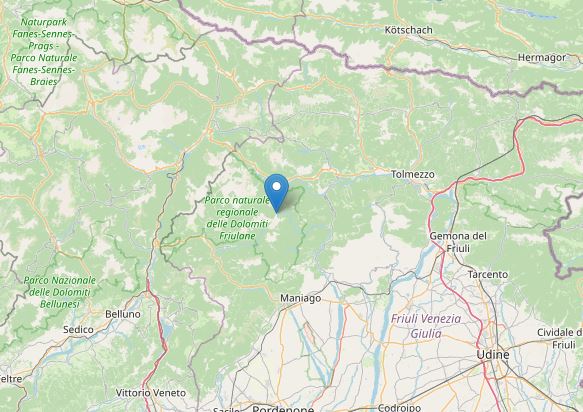 terremoto friuli venezia giulia oggi