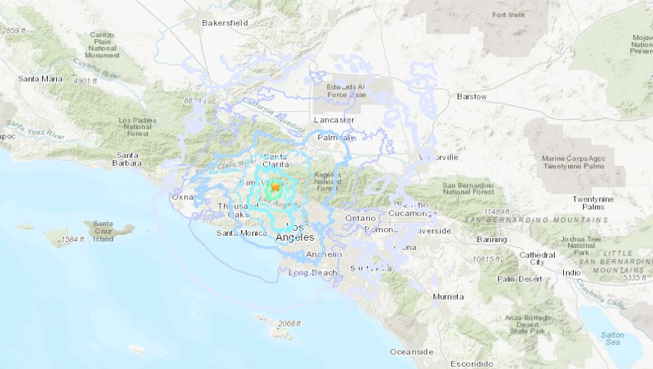 terremoto california los angeles