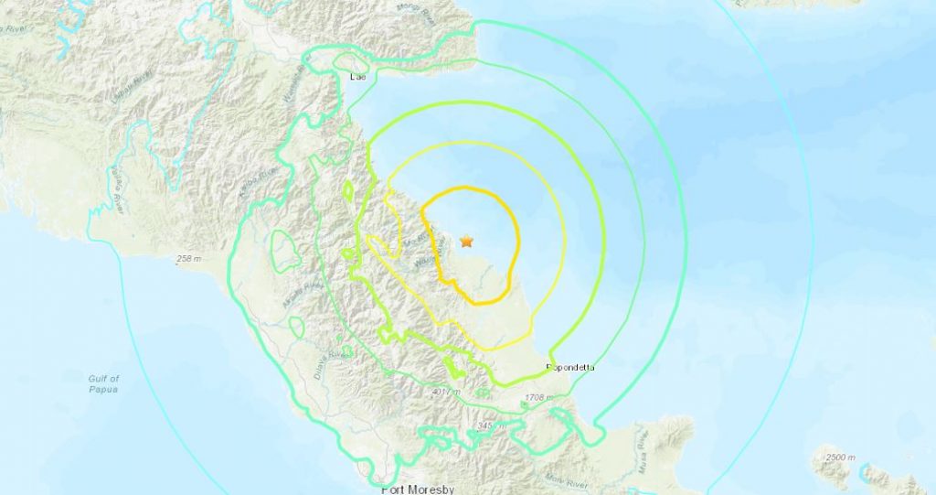 terremoto papua nuova guinea
