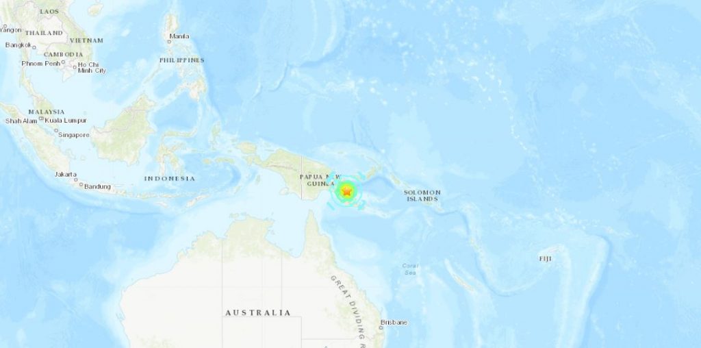 terremoto papua nuova guinea