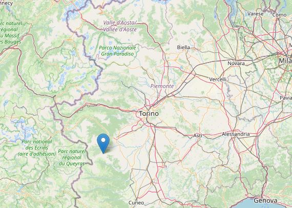 terremoto torino piemonte