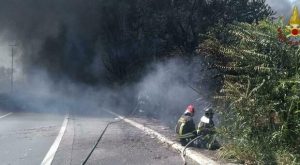 incendio roma via aurelia