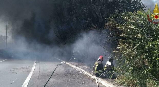 incendio roma via aurelia