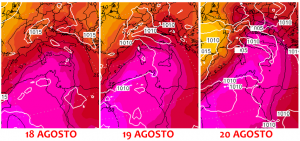 previsioni meteo ondata di caldo record 18 20 agosto