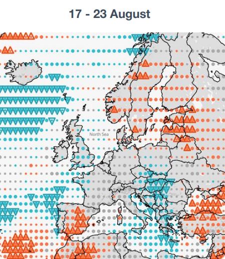 Previsioni Meteo Autunno radiazione solare