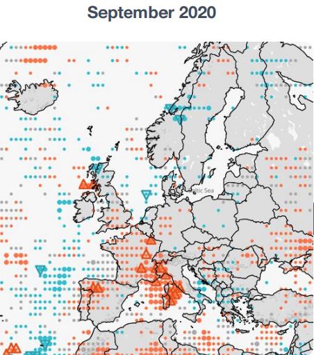 Previsioni Meteo Autunno radiazione solare
