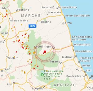 terremoto ascoli piceno marche Acquasanta Terme