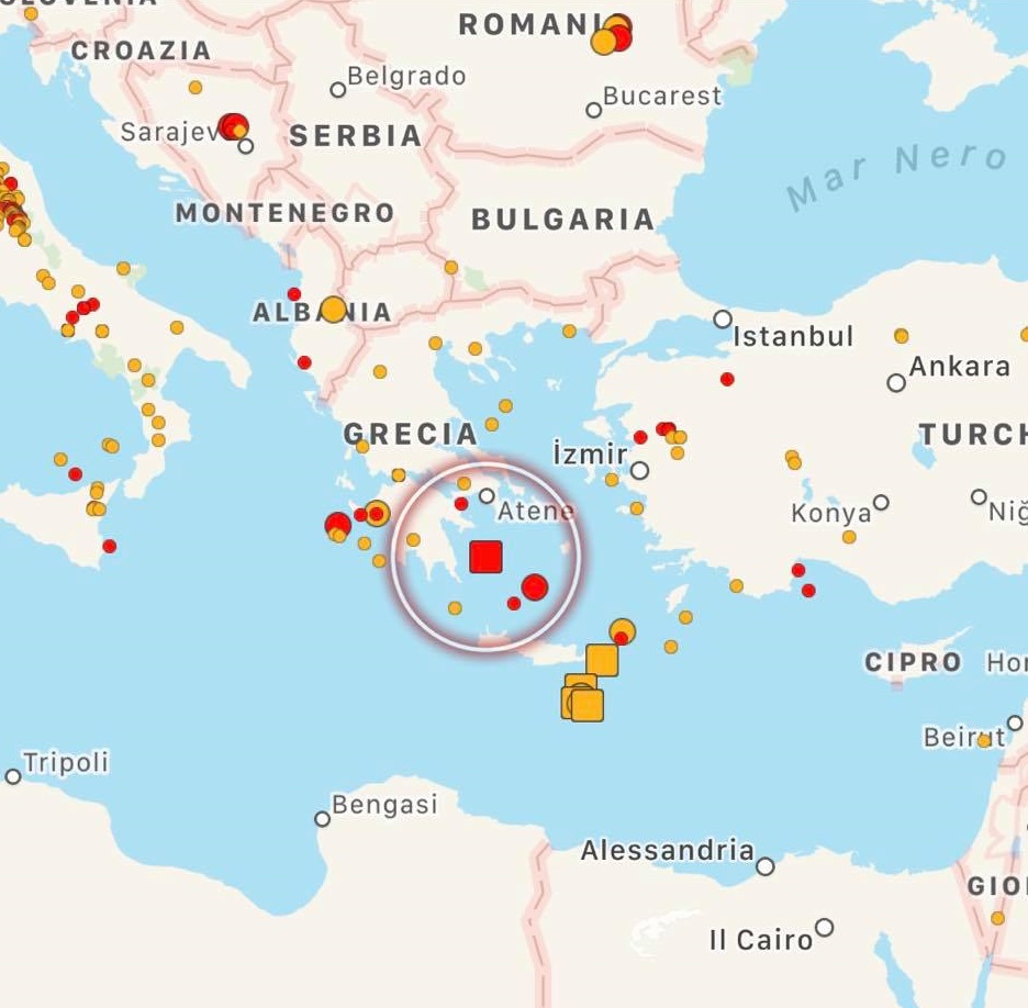 terremoto sicilia grecia