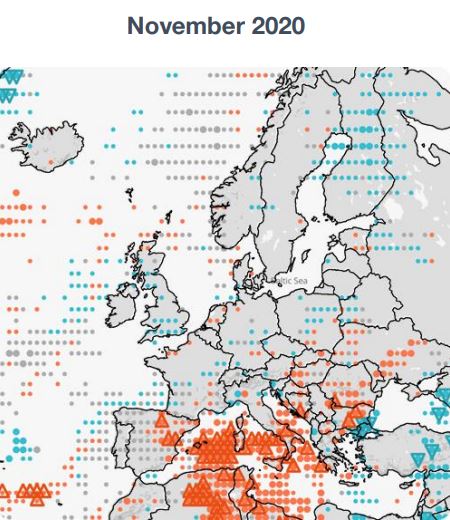 Previsioni Meteo Autunno velocità vento