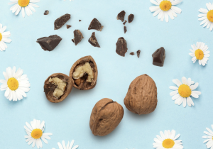 Ciocciolato, noci e camomilla