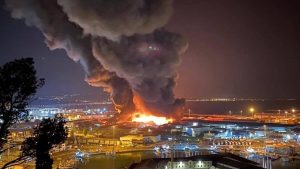 incendio porto ancona