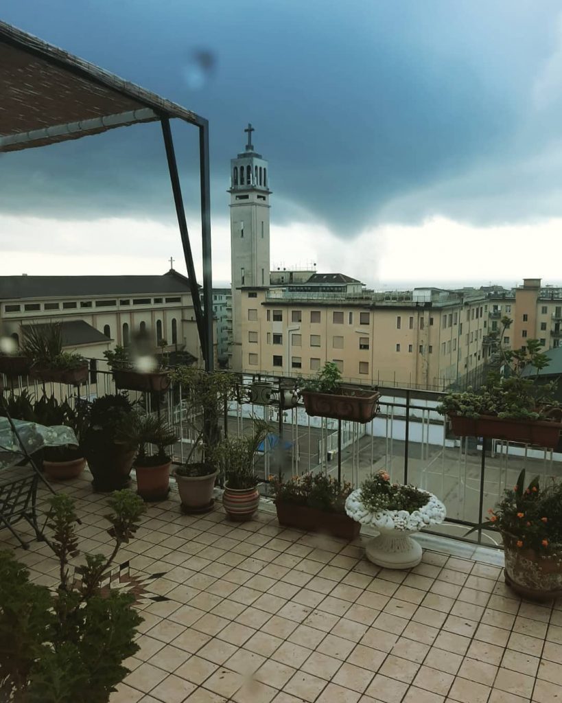 salerno tromba d'aria