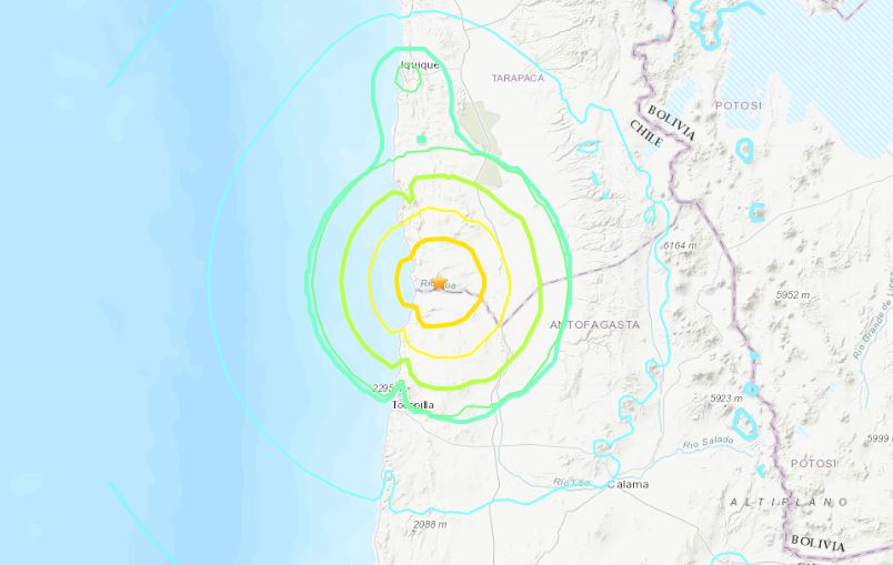 terremoto cile