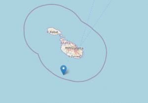 terremoto malta canale di sicilia