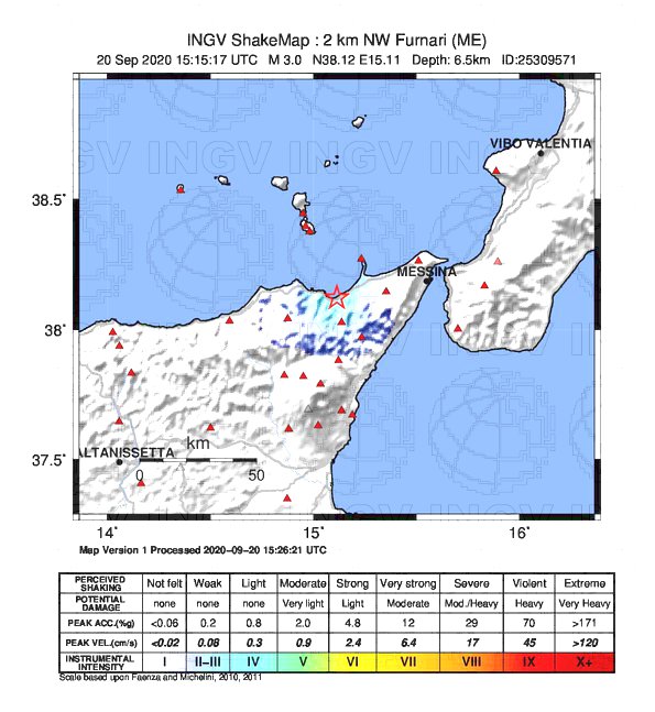 terremoto messina oggi