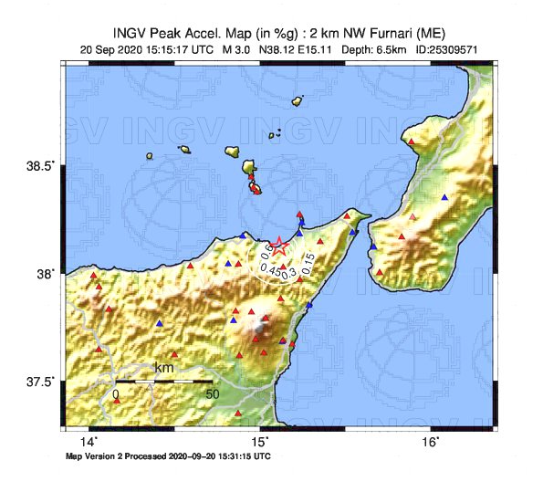 terremoto messina oggi
