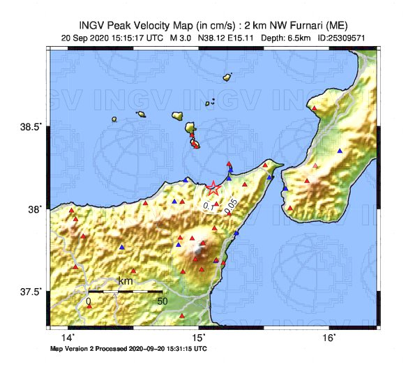 terremoto messina oggi