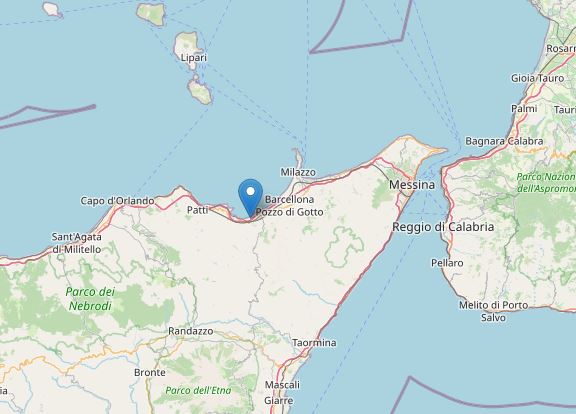 terremoto messina sicilia oggi
